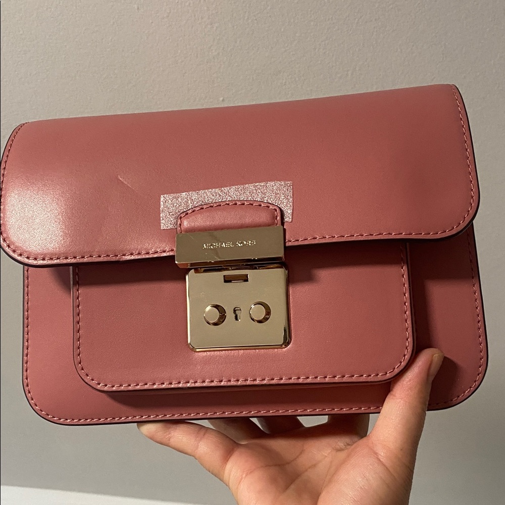 Michael Kors Pink Crossbody Bag Leather Brand New with Dust bag